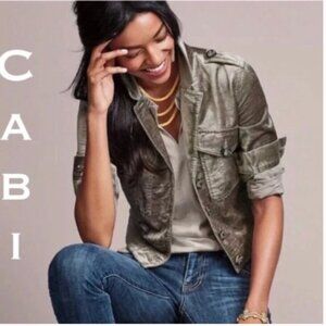 Cabi Sunday Topper Cropped Velvet Jacket
